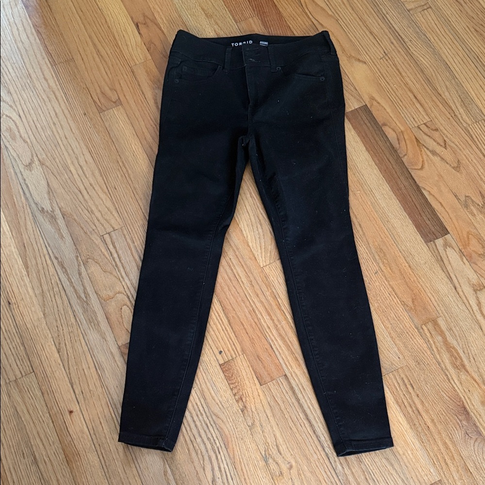 torrid Black Jean Jeggings Super Soft
